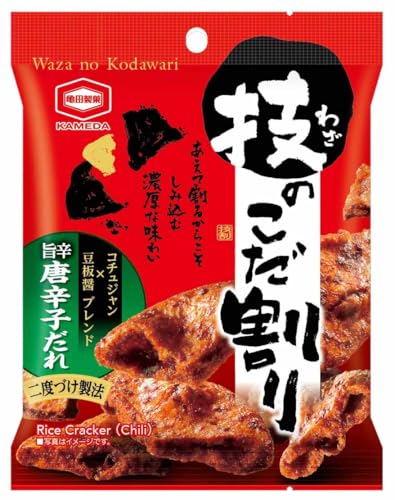 -/40g(×12)/-・PatternName:単品Size:40g(×12)・パッケージ個数:12・原材料:うるち米(国産、米国産)、しょうゆ(小麦・大豆を含む)、コチュジャン(大豆を含む)、砂糖、魚介エキスパウダー(さばを含む)、みりん、デキストリン、香辛料、たんぱく加水分解物(ゼラチンを含む)、調味料(アミノ酸等)、加工でん粉、パプリカ色素、カラメル色素、香辛料抽出物、酸味料・内容量:40g×12袋・商品サイズ(高さx奥行x幅):140mm×294mm×176mm・パッケージ重量: 0.68 kg商品紹介 ほどよい辛さとコクのある旨みのとうがらし味です。唐辛子を使った特製旨辛だれを二度漬けすることで、割り口にまでたっぷりしみ込ませたこだわりの逸品。 隠し味のコチュジャンにより、旨みのある辛さに仕上がりました。1番目のたれは唐辛子エキス入りでしっかりとした辛み、2番目のたれは、コチュジャンの辛みを合わせることで、コクのある辛さが加わり、旨味のある奥深い味わいです。荒く引いたお米を蒸かし、厚みのある`堅めの食感'に仕上げています。噛むたびに、お米の風味とコクのある辛味が広がります。丹念に焼き上げた堅焼煎餅を、独自の「荒砕き製法」によって、ひとつひとつ形が異なる“つまみ易い1~2口サイズに仕上げました。 原材料・成分 うるち米（米国産、国産）、しょうゆ、コチュジャン、魚介エキス調味料、砂糖、みりん、香辛料、デキストリン、オニオンパウダー、豆板醤／調味料（アミノ酸等）、加工でん粉、着色料（カラメル、パプリカ色素）、酸味料、香辛料抽出物、（一部に小麦・大豆・ゼラチンを含む） ご注意（免責）＞必ずお読みください 直射日光・高温多湿をさけ保存下さい。