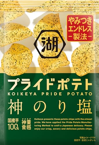 湖池屋 プライドポテト 神のり塩 55g?12袋 送料無料