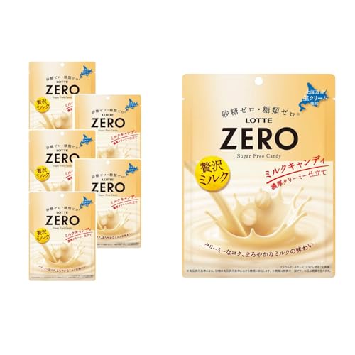 ミルクキャンディ50g×6個・原材料：還元水あめ(国内製造)、還元パラチノース、植物油脂、バター、乳等を主要原料とする食品、クリーム、食塩、乳清ミネラル、クリーム加工品、マスカルポーネチーズパウダー、発酵乳(殺菌)、チーズ加工品／乳化剤(大豆由来)、香料、甘味料(アセスルファムK、スクラロース)、調味料(有機酸等)・商品サイズ(高さx奥行x幅):18.8cm×15cm×14.7cm商品紹介 コク深いミルクの味わいが楽しめるのに砂糖ゼロ！よりトライアルしやすいよう、シズルやコピーを変更して「ゼロだけどミルクの濃厚で上質なおいしい味わい」が伝わりやすくなるようなデザインに変更。また品質もミルクのまろやかな味わいやクリーミーなコクを感じられるよう見直しました。ノンシュガー商品が美味しくなさそう、というハードルを下げて新たなユーザーを獲得します。 原材料・成分 還元水あめ(国内製造)、還元パラチノース、植物油脂、バター、乳等を主要原料とする食品、クリーム、食塩、乳清ミネラル、クリーム加工品、マスカルポーネチーズパウダー、発酵乳(殺菌)、チーズ加工品／乳化剤(大豆由来)、香料、甘味料(アセスルファムK、スクラロース)、調味料(有機酸等)