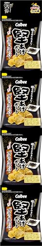 [堅あげポテト] カルビー 堅あげポテトプッチ4ブラックペッパー 60g×10袋 送料無料