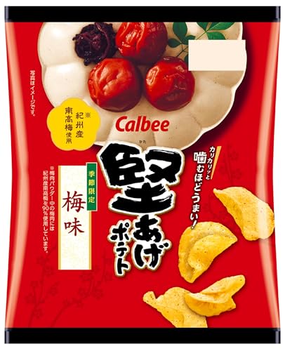 カルビー 堅あげポテト梅味 60g×12袋 送料無料