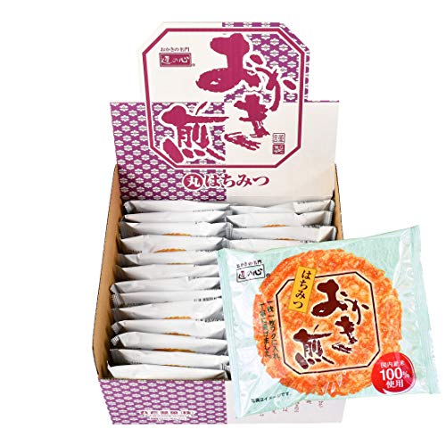 -/25個 (x 1)/-・パッケージ個数:1・原材料:うるち米(国内産100%)、植物油脂、砂糖、しょうゆ(小麦・大豆を含む)、小麦発酵調味液、はちみつ、清酒、酵母エキス、かつお節調味エキス、食塩・商品サイズ(高さx奥行x幅):27cm×12cm×27cm商品紹介 米菓の原料米には国内産米のみを使用することにし、海外米は一切使用しておりません。 国内産うるち米100%使用。はちみつ味の大判揚げ煎餅です。 大判の揚げ煎餅ですが枠に入れて揚げることで生地を平らに仕上げていますので、見た目の綺麗さも商品特徴の一つです。 この商品は箱入り・包装紙で包んでいますので、贈答用にもお使い頂けます。 原材料・成分 うるち米(国産100%)・植物油脂(大豆を含む)・しょうゆ(小麦・大豆を含む)・小麦発酵調味液 ご注意（免責）＞必ずお読みください ・取扱い上の注意:開封後は、お早めにお召し上がりください。 ・「はちみつ」を使用しておりますので1歳未満の乳児には与えないで下さい。 ・本品製造工場では、えび、かに、卵、乳成分、落花生を含む製品を製造しております。 ・おせんべいについている黒い粒はお米のこげた一部です。 ・炎天下、車中などへの放置は油製品の酸化を早めますのでお避け下さい。