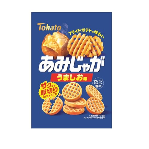 スナック菓子商品紹介 乾燥ポテト（外国製造）、植物油脂、食塩、砂糖、ポテト風味パウダー（デキストリン、食塩、ポテトパウダー、醤油風味調味料、酵母エキスパウダー、粉末香味油、ビーフ風味パウダー、香味油）、ブドウ糖、粉末油脂、ビーフ風味パウダー（ビーフエキスパウダー、食塩、たんぱく加水分解物、ビーフ風味調味料、乳糖、野菜エキスパウダー、香辛料）、澱粉、酵母エキスパウダー／加工澱粉、トレハロース、調味料（アミノ酸等）、増粘剤（カードラン）、炭酸Ca、香料、甘味料（スクラロース）、酸化防止剤（ビタミンE）、酸味料、（一部に乳成分・小麦・牛肉・大豆・鶏肉・豚肉を含む） 原材料・成分 乾燥ポテト（外国製造）、植物油脂、食塩、砂糖、ポテト風味パウダー（デキストリン、食塩、ポテトパウダー、醤油風味調味料、酵母エキスパウダー、粉末香味油、ビーフ風味パウダー、香味油）、ブドウ糖、粉末油脂、ビーフ風味パウダー（ビーフエキスパウダー、食塩、たんぱく加水分解物、ビーフ風味調味料、乳糖、野菜エキスパウダー、香辛料）、澱粉、酵母エキスパウダー／加工澱粉、トレハロース、調味料（アミノ酸等）、増粘剤（カードラン）、炭酸Ca、香料、甘味料（スクラロース）、酸化防止剤（ビタミンE）、酸味料、（一部に乳成分・小麦・牛肉・大豆・鶏肉・豚肉を含む）