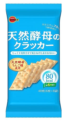 ブルボン 天然酵母のクラッカー 48枚×6袋 送料無料