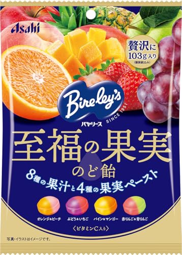 アサヒグループ食品 バヤリース至福の果実のど飴 103g×6袋 送料無料