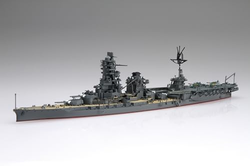 リアルなグレー/-/特-89・組み立て、塗装が必要なプラスチックモデルキット。別途、工具、塗料等が必要。商品紹介 航空戦力を補完すべく航空戦艦に改装されレイテ沖海戦に臨む姿を新規パーツ追加で細密に再現！ 製品は接着組立と塗装を必要とする未塗装キットです。 スケールは1/700で、艦底部は含まない洋上模型です。 従来（特シリーズ）の金型と新規に設計された追加パーツで構成された製品です。 戦艦日向は伊勢型戦艦2番艦として大正7年に三菱長崎造船所で竣工しました。 扶桑型に比べ3・4番砲塔に位置変更と背負い式配置に改められられた姿となり、昭和9年〜11年には近代改装を実施、バルジ増設や艦尾延長などを行い第一線の戦力として保持されました。 太平洋戦争では積極的な作戦投入や交戦はなく、昭和17年5月に演習射撃中に第5番砲塔が爆発事故を起こし、翌月のミッドウェー作戦では砲塔を撤去と電探を搭載した姿で作戦に参加しました。 同海戦で航空戦力の喪失により、日向は伊勢と共に航空戦艦に改装、昭和19年10月の比島沖海戦では空母瑞鶴や瑞鳳と共に出撃、その後帰還し、同年7月の米軍空襲で航空攻撃により大破着底状態で終戦を迎えました。 ●製品は伊勢型戦艦2番艦「日向」の昭和19年10月捷一号作戦時の姿をモチーフにしています。 ・5番6番主砲を撤去し、艦後半部に航空作業甲板を設けた姿で、搭載予定の瑞雲・彗星を含む内容。 製品発売時期による装備品等の再現度差異を統一化できるよう新規設計パーツを用意、一部は塗装作業を考慮した分割も。 ・21号電探は前面側の素子固定用碍子基部など従来の付属パーツより繊細な彫刻で表現しています。 ・22号電探はスライド金型起用により開口した状態をパーツ化、ラッパ状が延長された形状にすることも可能。 ・12.7センチ連装高角砲A一型は全4パーツと細分化、既存品2パーツから造形解像度をアップ。 ・9メートルカッターは塗装を考慮し2パーツ化、架台は別パーツ部品を用意、甲板一体モールドとの選択が可能。（一部箇所除く） ・12メートル内火艇は塗装を考慮し、キャンバス、操舵室/機械室天蓋を別パーツに。各塗装を行い組立接着を後から行う仕様。 ・3パーツ構成で艇本体と積載部床面を別パーツ化、塗装後に組み立ててマスキング不要に。 ・9メートルカッター架台は凹凸形状や軽め穴をモールドで表現、精密感が増す造形に。 ・艦首の菊花紋章を新規に用意。 ・舷灯を新規に用意、これまで省略していた部分で追加表現用に。 ・艦尾艦名表記（軍艦色塗潰し色調）とマスト白線のデカールを追加。 ・九六式25ミリ連装機銃は塗装/塗分け作業が軽減された2パーツ構成のパーツが標準仕様に。 ・艦橋/防空指揮所には精密感を増す双眼望遠鏡パーツが別パーツで収録。 ・艦体は左右舷側が1ピースの一体成型パーツです。 ・艦体（舷側）は戦艦伊勢型とは別に設計された航空戦艦専用のパーツを用意しています。 ・上甲板は繊細な木甲板の彫刻の1枚構造です。 ・艦橋基部（艦橋甲板）、高角砲座など低層部分はスライド金型による一体構造パーツ。 ・艦橋各層に探照信号灯や機銃、ラッタルも含め細やかな装備品もパーツ化しています。 ・航空作業甲板はエレベーターを別パーツとし、軌条と甲板面の同一高さを繊細な彫刻で区別化しています。 ・煙突は左右貼り合わせ式の2パーツ構造で、蒸気捨管は別パーツ化しています。 ・高角砲座など床面のストリップ模様は精細な彫刻で表現。 ・ファンネルキャップは抜けた状態で精密感あふれる構造。 ・主砲は砲身とキャンバスを一体とし、俯仰角度は固定式。 ・主砲砲身はスライド金型採用により開口した形態。 ・2・3番主砲天蓋に増設された機銃座を専用パーツで再現しています。 ・1番艦伊勢との識別点である後部マスト/クロスツリーは日向専用パーツを用意しています。 ・艦載機は2機種が付属、成型色はグレー。 ・いずれも搭載予定機種の瑞雲6機、彗星艦爆6機が付属。 ・25ミリ機銃は精密な造形、塗分けが容易な構造の2パーツ式で2018年起用金型パーツが標準封入。 ・成型色は主要パーツおよび艦底板、艦載機、機銃パーツなどグレー成型。 ●付属デカールは3種類 ・軍艦旗や日章旗のマーキングを収録したデカール。 　・軍艦旗等はサイズ3種を用意。実物の10巾、6巾、3巾の寸法を1/700スケールとしたものが収録。 ・喫水表記や艦首の菊花紋章、艦尾の艦名表記（金色および軍艦色塗りつぶしの2種）を収録したデカール。 ・艦載機の日の丸マーキングを収録したデカール。 【付属内容】 ・ランナーx48 ・組立説明書x1 ・デカールx3 ※この商品は日本製です。 ※この商品は、組み立てが必要なプラスチックモデルキットです。 安全警告 なし