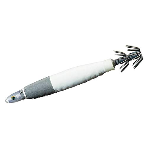 75gリフレクト夜光/75g (20号)/07346032・Color:リフレクト夜光Style:75g・パッケージ個数:1・サイズ:38g (10号)/45g (12号)/56g (15号)/75g (20号)/94g (25号)/113g (30号)・夜光スレッド&綿ボディ:スレッドは一見ローテクな手縫いの糸ながら、夜光の糸を使用しているため夜釣りでも想像以上のアピール力でイカを誘う。・ケイムラ顔料入り半透明ヘッド:ヘッドには半透明クリヤーのABS樹脂を採用。ケイムラ顔料を練りこんでいるためUVライトで青白く発光する。・こだわりのサクサスカンナ:「脅威の貫通力」SaqSasカンナ採用によりフッキング率が向上。また、掛けてから取り込むまでのことも考えたセッティングとなっている。イカメタルの場合不意に大型スルメイカやタルイカがヒットすることもある。また、入れ掛かり中は多少荒っぽい使われ方をすることを視野に入れ太軸7本立てカンナを特注し搭載。水平フォール+小粒ボディー+SaqSasカンナ。イカメタルスッテ。センターバランスによりイカを乗せやすい水平フォールを実現。乗りに差が付くコンパクトボディー(従来比約5%ショート化)。刺さりにこだわったSaqSas段差カンナ。