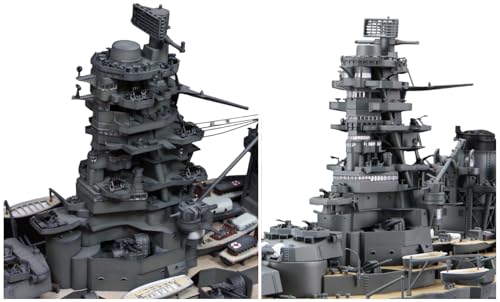 リアルグレー/1/350/350艦船-3 EX-1・プラモデル・【スケール】1/350航空戦艦へ改装され21号/22号電探を装備した伊勢/日向の艦橋を1/350スケールで再現 製品は接着組立と塗装を必要とする未塗装キットです。 戦艦榛名は金剛型3番艦として神戸川崎造船所で建造。 太平洋戦争までに2度の改装が施され、戦時は空母機動部隊の直衛から敵地砲撃まで幅広い活躍をしました。 昭和17年10月に金剛とともにガダルカナル島の飛行場砲撃、マリアナ沖海戦での機動部隊に随伴などを経て、昭和19年10月のレイテ沖海戦では大和・武蔵と共に行動。 その後は内地に戻り、呉空襲の後に江田島/小用沖に係留。 7月の空襲で艦載機の攻撃を受け着底しそのまま終戦を迎えました。 本製品は既存製品の1/350スケール航空戦艦伊勢/日向の金型を使用したものです。 伊勢または日向のいずれか1艦の艦橋が製作できます。 製品は昭和19年10月の捷一号作戦時をモデルにしています。 艦橋の主パーツは呉海軍工廠色を模したグレーの成型色としています。 艦橋窓および探照灯はクリアー成型パーツを用意しています。 展示用の台座および伊勢と日向の艦名表示のシールが付属します。 最上甲板よりトップの21号電探まで、前方はシェルター甲板と接続した第二砲塔までを含む範囲で再現。 後方は中央部探照灯台までを再現。 艦橋各階層を積層、支柱やラッタルを追加して組み立てる仕様。 シェルター甲板には繊細な彫刻で木甲板を表現。 木甲板上にある給排気口や機銃弾薬箱などを別パーツ化、塗分け塗装を軽減。 艦橋四方に配された25ミリ機銃は1/350ならではで連装/3連装は4パーツ構成、仰角の調整も可能。 羅針艦橋・見張指揮所・戦闘艦橋・測的所・上部見張所の5か所の窓はクリアーパーツで再現。 各階層はそれぞれグレーチング敷きやリノリウム押さえなどを彫刻表現。 測的所や防空指揮所など細密感が増す双眼望遠鏡パーツを用意。 各層をつなぐラッタルを複数用意、すべて別体パーツ化。 成型パーツはグレー（呉海軍工廠色）、透明色およびベースパーツのブラック、3色の構成です。 付属シールは2種類。 信号旗などを収録した紙製シールが付属。 完成後に展示用台座へ貼付する艦名シールが付属。 ※この商品は日本製です。 ※この商品は、組み立てが必要なプラスチックモデルキットです。