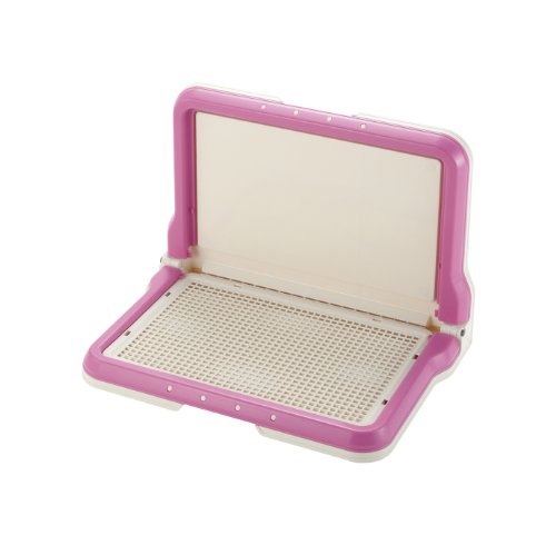 リッチェル(Richell) しつけ用ステップ L型トレー レギュラー ピンク 48×33×33cm 犬 トイレ ポリプロピレン 059 送料無料