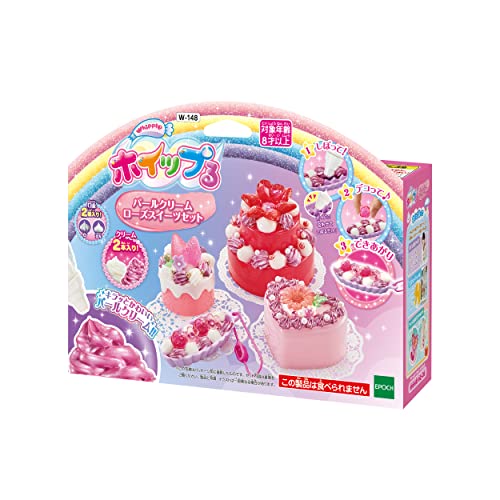 かわいいホワイト/-/W-148・Color:ホワイト・キラキラかがやく「パールクリーム」で、華やかでガーリーなスイーツ作品がつくれるセットです。・ハートのケーキは小物入れになります。・上手にしぼれる「パティシエガイドつきスイーツ」入り。・このセットだけですぐに遊べます。・(C)EPOCH商品紹介 本物みたいなホイップるクリームをしぼって、かわいいスイーツ作品をつくっちゃお！ 新登場のキラキラかがやくパールクリームで、ガーリーなスイーツ作品がつくれるミニセットです。ハートのケーキは小物入れになります！ クリーム2本と口金2種、スイーツパーツもぜんぶ入っているから、これだけですぐ遊べるよ。 上手にしぼれる「パティシエガイドつきスイーツ」入り！ (セット内容) ・ホイップるクリーム×2(パールローズクリーム、白クリーム) ・口金2種(☆8、太丸） ・スイーツパーツ×4種(パティシエガイド付きスイーツを含む) ・カラーストラップ×1、クリームバンド 安全警告 警告 ●小部品があります。誤飲・窒息の危険がありますので、3才未満のお子様には絶対に与えないでください。 ●本製品は食べ物ではありません。口の中には絶対に入れないでください。誤って飲み込み、重大な事故につながる危険があります。万一、飲み込んだ場合は医師に相談してください。 ●クリームを耳・鼻・目などに入れないでください。万一、目に入ったときは、すぐに大量の水で洗い流し、医師に相談してください。耳・鼻などに入った場合は、無理に取ろうとせず、医師に相談してください。