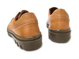 履きやすいカジュアルシューズの一番手！BOBSON/ボブソン 紳士カジュアル タウンシューズ Uチップスタイル BO-4327 キャメル 送料無料
