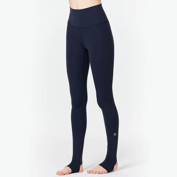 【再入荷人気アイテム】シャンティスターラップレギンス/ネイビーeasyogaイージーヨガトレンカフルレングス2way美脚タイツ