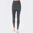 ツーインワンパンツ/Mブラック easyoga イージーヨガ ヨガウェア パンツ オシャレ ヨガ ホットヨガ ピラティス スポーツウェア