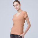 【SALE 30%OFF 送料別】 Vシェイプエッセンシャルブラトップ/シナモン easyoga イージーヨガ ヨガウェアトップス かわいい オシャレ ヨガ ホ...