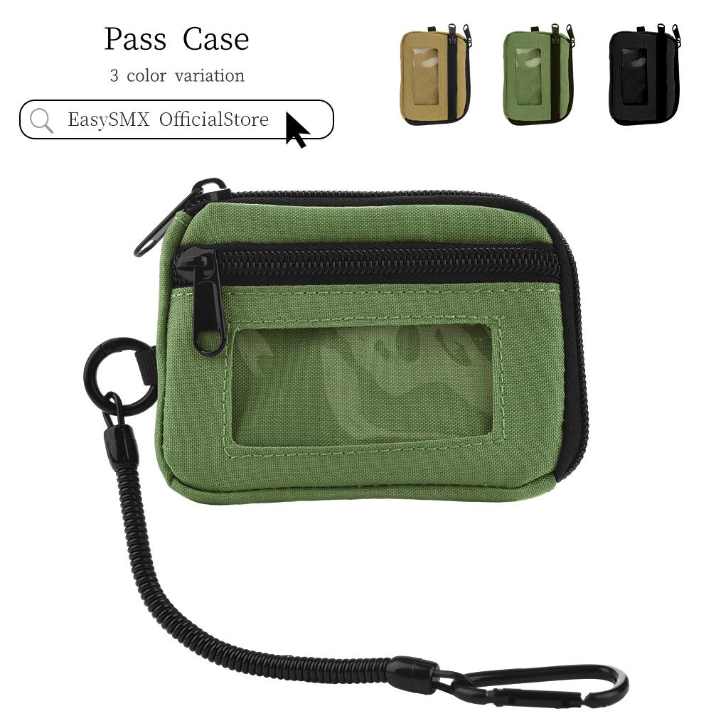 ＼マラソン P5倍★期間限定10％～15％OFF／ 送料無料 パスケース 小銭入れ 伸びる ストラップ付き メンズ レディース 子供 定期入れ アウトドア 登山 財布 コインケース 軽量 ミニ財布 おしゃれ ポータブル トラベル用 ウォレット 落下防止 コンパクト カードケースのサムネイル