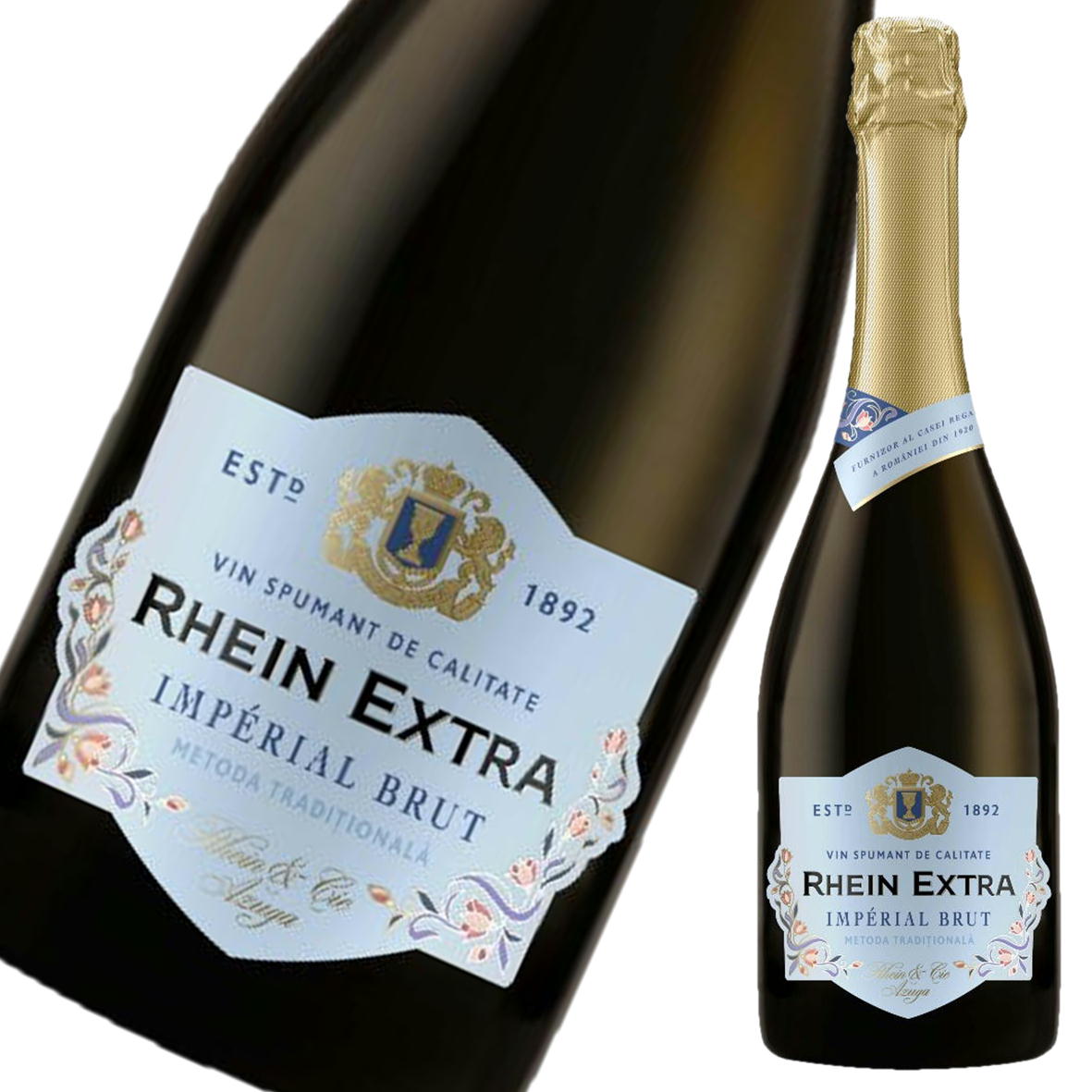 ルーマニアワイン　アイコニックエステート　ラインエキストラ　インペリアルブリュット　THE ICONIC ESTATE RHEIN EXTRA IMPERIAL BRUT ルーマニア　ワイン　スパークリングワイン　DOCデアルマーレ