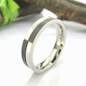 リング ステンレス キュービックジルコニア ブラック ジュエリー アクセサリー 4mm...