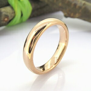 リング タングステン 4.0mm幅 ピンクゴールド 7号 9号 11号 13号 15号 17号 19号 21号 ジュエリー アクセサリー 指輪 メンズ レディー...