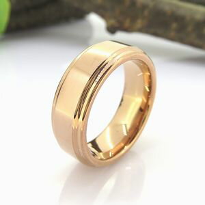 リング タングステン 6mm幅 ピンクゴールド 7号 9号 11号 13号 15号 17号 19号 21号 23号 ジュエリー アクセサリー 指輪 メンズ レデ...