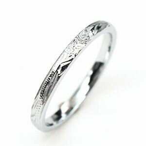 リング ステンレス ハワイアン 送料無料 スリムリング シルバー 7号 9号 11号 13号 15号 17号 19号 21号 ジュエリー アクセサリー 指輪 レ...