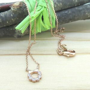 ネックレス ガラス リボン ピンクゴールド 送料無料 ジュエリー アクセサリー レディース ギフト プレゼント 誕生日 記念日 クリスマス バレンタイン ホワイ...