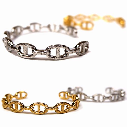 ハワイアン ジュエリー バングル マリン ステンレス 送料無料 イエローゴールド シルバー ペア アクセサリー レディース メンズ ギフト プレゼント