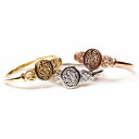 ハワイアン ジュエリー ステンレス リング ピンキーリング 送料無料 スクロール シルバー イエローゴールド ピンクゴールド アクセサリー 5号 7号 9号 1...