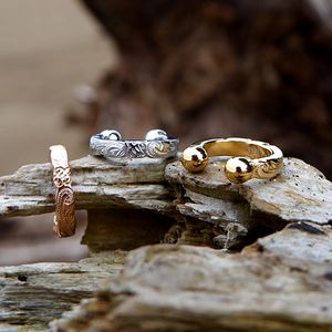 ハワイアン ジュエリー イヤーカフ ステンレス 片耳用 スクロール ホヌ シルバー イエローゴールド ピンクゴールド アクセサリー レディース メンズ ギフト ...