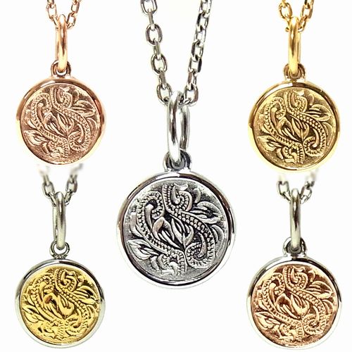 ハワイアン ジュエリー ネックレス ステンレス 送料無料 ペンダント ピンクゴールド シルバー イエローゴールド ペア アクセサリー レディース メンズ ギフト...