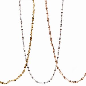 ジュエリー ネックレス ステンレス スネーク ボール スクロール チェーン イエローゴールド シルバー ピンクゴールド ペア アクセサリー レディース メンズ ...