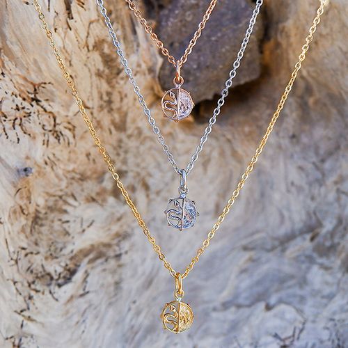 ハワイアン ジュエリー ネックレス ステンレス 送料無料 スネーク 蛇 ヘビ 波 スクロール イエローゴールド ピンクゴールド シルバー ペア アクセサリー レ...