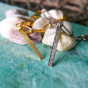 ハワイアン ジュエリー ステンレス アンクレット 送料無料 シルバー イエローゴールド ピンクゴールド アクセサリー バー スクロール レディース メンズ ギフ...