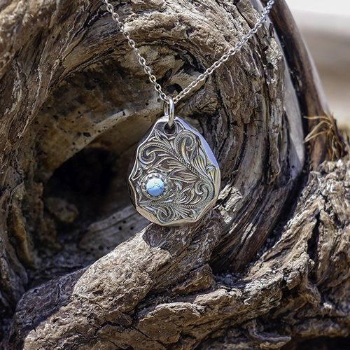 ハワイアン ジュエリー ターコイズ ネックレス ステンレス アクセサリー レディース メンズ ギフト プレゼント