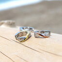 ハワイアン ジュエリー ピアス ステンレス シルバー イエローゴールド ピンクゴールド フープ ペア アクセサリー レディース メンズ ギフト プレゼント