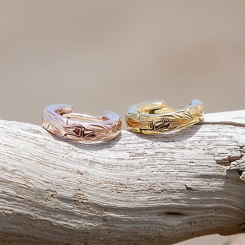 ハワイアン ジュエリー ピアス ステンレス 片耳用 シルバー イエローゴールド ピンクゴールド アクセサリー レディース メンズ ギフト プレゼント