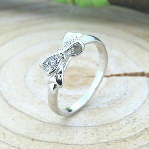 ピンキーリング クリスタル 送料無料 シルバー 1号 3号 5号 7号 9号 ジュエリー アクセサリー 指輪 レディース ギフト プレゼント