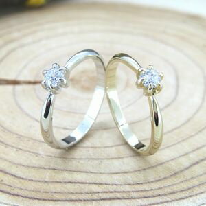 ピンキーリング キュービックジルコニア ジュエリー アクセサリー 指輪 1号 3号 5号 7号 シルバー ゴールド レディース ギフト プレゼント