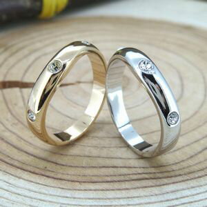 ピンキーリング クリスタル リング ジュエリー アクセサリー 指輪 シルバー ピンクゴールド 1号 3号 5号 7号 9号 11号 13号 15号 17号 レディース ギフト プレゼント