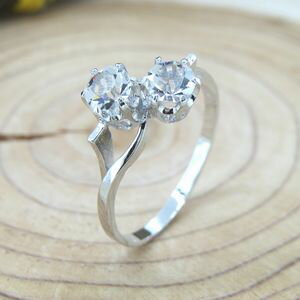 リング SILVER925 クリスタル ジュエリー アクセサリー 指輪 シルバーリング シルバー 立て爪 9号 10号 11号 12号 13号 14号 15号 レディース ギフト プレゼント