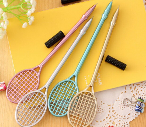 テニス ラケットペン ボールペン かわいい 可愛い 安い 0.5mm芯 プチギフト かっこいい メタリック インクペン カラフル クリスマスプレゼント おもしろ...