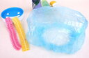 シャワーキャップ子供用 3つ入り ピンク ブルー 青 イエロー 黄色 バス用品 洗面用品 軽量 旅行 使い捨て コンパクト お泊り 保育 療養中 風邪 カラフル(3)