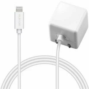【メール便】エレコム MPA-ACL01WH LightningAC充電器 1.0A出力 ケーブル一体 1.0m ホワイト【純正パッケージ品】 【メール便】エレコム MPA-ACL01WH LightningAC充電器 1.0A出力 ケーブル一体 1.0m ホワイト【純正パッケージ品】
