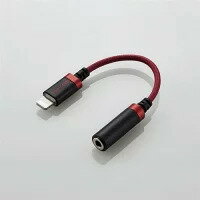 【メール便】エレコム MPA-L35S01RD Lightning-φ3.5mmステレオミニジャック変換ケーブル(高耐久) レッド【純正パッケージ品】 【メール便】エレコム MPA-L35S01RD Lightning-φ3.5mmステレオミニジャック変換ケーブル(高耐久) レッド【純正パッケージ品】