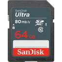 【メール便】サンディスク *サンディスク ウルトラ SDXC UHS-Iカード64GB SDSDUNC-064G-J01 防水、極限温度、X線、衝撃耐性特性を備...