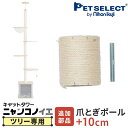 【最大400円クーポン※要取得】【本体別売】 キャットタワー ニャンコノイエ (ツリー)専用 追加 爪とぎポール 10cm 麻縄巻き 爪とぎ 猫ポール用部品 ※...