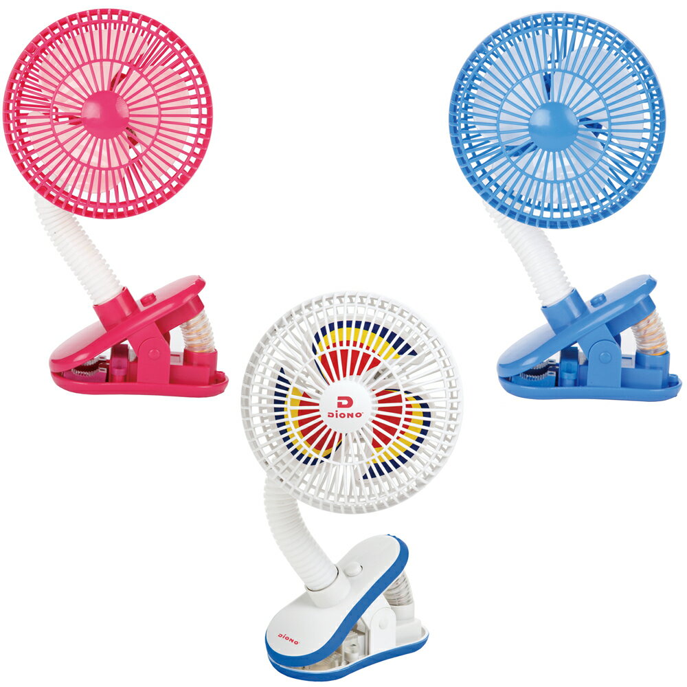 Diono(ディオノ)　日本育児　ベビーカー 扇風機 おでかけ ストローラーファン ホワイト/ピンク/ブルー