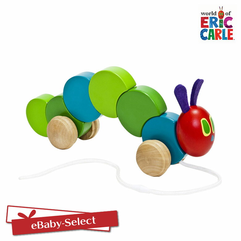 EricCarle(エリックカール) はらぺこあおむし 木製くねくねプルプルトイ おもちゃ グッズ nihonikujiのサムネイル