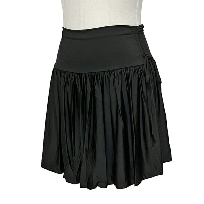 【マラソン期間限定!■要エントリーP5倍!】バレエ スカート パンツ 付き プルオン ジュニア・大人用 黒 ブラック インナー付き スパッツ付き ショートパンツ付き ウエストゴムスカート プルオンスカート バンドスカート ギャザー 調整 ストレッチ 伸縮 レッスン 練習 着 3