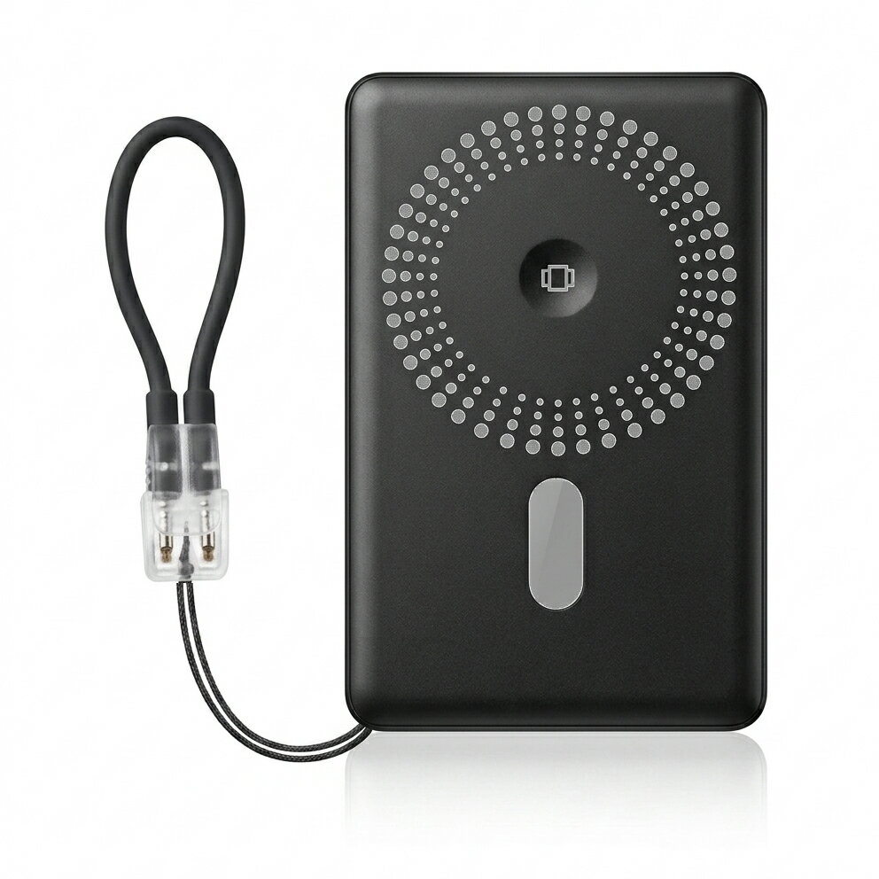 準固体電池 モバイルバッテリー ワイヤレス充電 10000mAh PD20W 急速充電 2台同時充電 長寿命 2000回以上 MagSafe対応 サイクル 高温耐性 高い安全性 PSE認証 PL保険加入済み JBRC回収対象（カラー：ブラック）