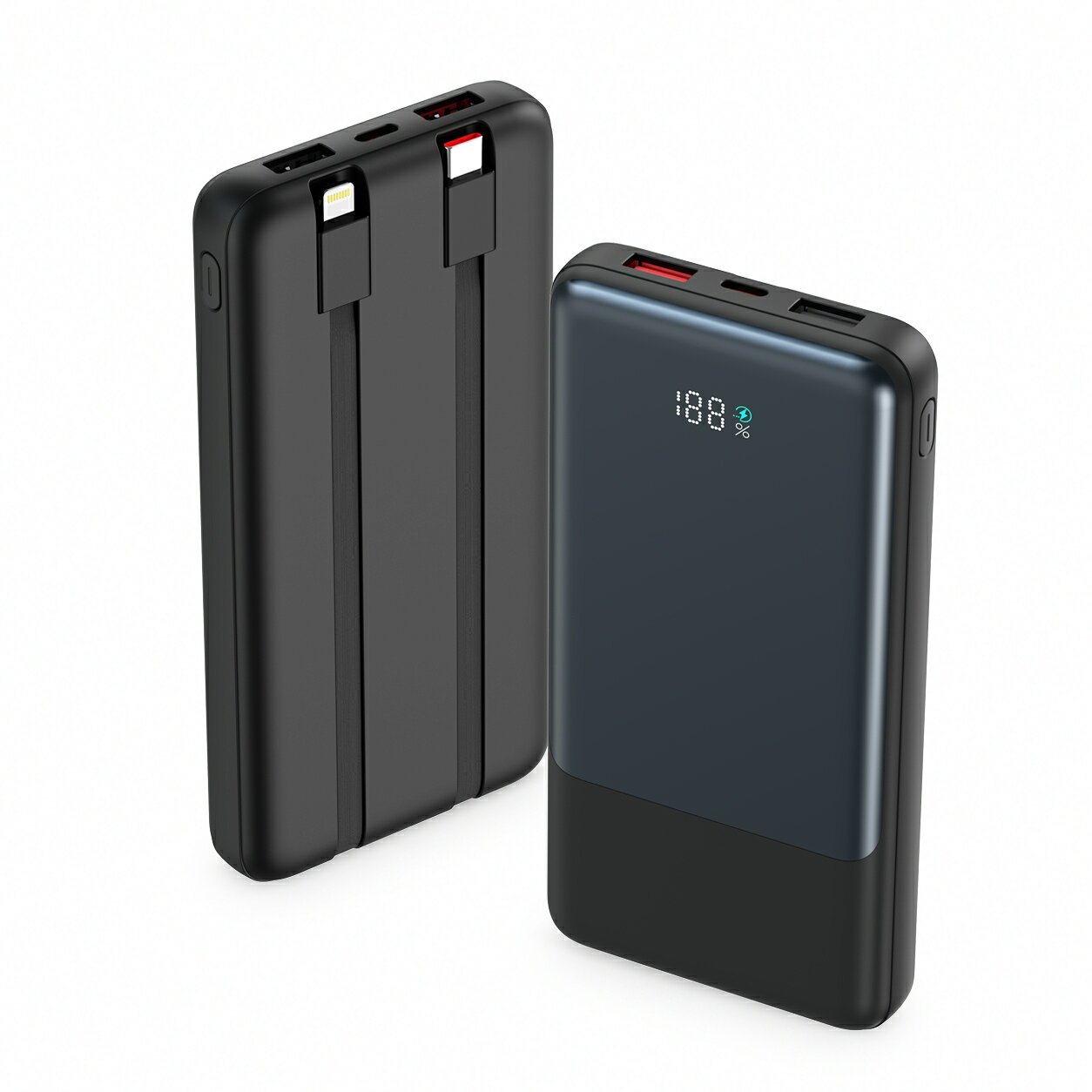 商品基本情報 商品名 準固体 モバイルバッテリー バッテリー容量 10000mAh パッケージ内容 ・モバイルバッテリー本体x1 ・日本語取扱説明書x1 届出事業者名 株式会社E-バッテリー PSマークの種類 PSE 保修期間 本体1年間 商品特徴 【安全性が圧倒的に高い】 準固体電池を採用することで、内部短絡や過充電による発熱・発火リスクを大幅に低減。外部衝撃にも強く、安心してお使いいただけます。 【コンパクトデザイ】 薄型でコンパクトなデザインなので、持ち運びに便利です。 【急速充電対応】 最大20W出力の急速充電が可能です。 【長寿命・低劣化設計】 充放電サイクル寿命は2,000回以上。長く使っても性能の劣化が少なく、買い替え頻度を減らせます。 【－20℃～80℃まで対応！極端な温度でもパワフル】 寒冷地の冬キャンプや雪山、猛暑の屋外作業など、過酷な環境でも安定動作。オールシーズン安心して使える電池です。 90日間保証付き 商品到着日より90日間に商品が何か不良がございましたら、無料返金返品対応できます。お気軽にお問合せください。 注意 【ご使用時の発熱について】安全性に優れた準固体リチウム電池を採用しています。一般的なリチウムイオン電池に比べて発熱が少なく、安定性が非常に高いのが特長です。充電中や使用中に本体が温かくなる場合がありますが、これは正常な現象であり、安全基準内（約40〜50℃程度）で動作します。万が一、異常に熱く感じる（約60℃以上）場合や、焦げ臭・膨張などの異常が見られる場合は、ただちに使用を中止し、サポートまでご連絡ください。 ※本製品は、スマートフォンやタブレットなどの5V出力対応機器の充電にご使用いただけます。 PD（Power Delivery）規格に対応した機器およびケーブルをご使用の場合は、9V・12V出力にも対応します。 PD非対応の場合は自動的に5V出力となり、5V以外の機器や家電製品にはご使用いただけません。 製品自体に不具合がない場合は、返品・返金の対象外となります。 配送・注意事項 配送方法 1〜2営業日以内に発送 / 追跡番号付き。 注意事項 1、PC、環境、光の具合等により、色のイメージが画像と若干異なる場合が御座います。 2、欠品の場合はメールにてご連絡いたします、ご了承ください。 3、ご注文商品到着後、商品にキズや不具合、送り間違いが無いかご確認いただき、万が一不備がありましたら商品到着後7日以内にご連絡ください。 4、お届け先ご住所が正しくなく、再配達になった場合は送料を追加で頂く事になりますので今一度ご確認ください。 お問い合わせ ご不明点がございましたら、商品ページの左下にある「ショップへ相談」からお気軽にお問い合わせください。 関連キーワード モバイルバッテリー 22000mah 小型 大容量 軽量 加熱式たばこ モバイルバッテリー 薄型 3A急速充電 iphone スマホ充電器 扇風機 首掛け扇風機 ハンディファン ハンディ扇風機 手持ち扇風機 卓上扇風機 夏グッズ充電 電熱ジャケット 電熱ベスト 電気毛布 対応 モバイルバッテリー type-c タイプc蓄電対応 20000mAh より増量 コンパクト 軽量 残量表示 懐中電灯 おしゃれ 可愛い 小型 コンパクト タイプc 車 コード microusb 持ち運び type-c ケーブルモバイル モバイルバッテリー Ipad充電器 air iPhone15 iPhone15Pro iPhone14 iPhone14Pro iPhone14ProMax iPhoneSE2 SE2 アイフォン8充電器 アイパッド スマートフォン iphone8 アイホン11充電器 iphone7充電器 外出 12 13 SE GALAXY S8 XZs X z5 送料無料 荒野行動などゲーム時の充電切れを解決 軽量 小型 災害 防災セット 防災グッズ 防災 防災用品 防災対策 備蓄 サブバッテリー アウトドア サバイバルグッズ 車中泊グッズ 大容量 軽量 コンパクト アンドロイド イヤホン急速充電 急速充電器 タイプb 小さい 超軽量 充電器 台風 グッズ 台風対策 防災グッズ 持ち込み PSE認証済 緊急用必携品 敬老の日 お歳暮 2024最新版 父の日ギフト